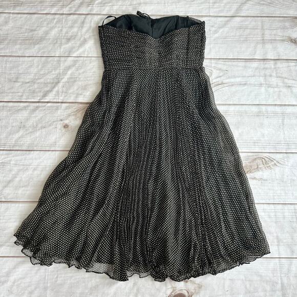 Vintage y2k Polka Dot Halter Dress | Laundry by Shelli Segal 🖤 - Picture 11 of 16